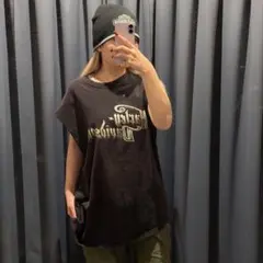 送料無料 USA古着 ハーレーダビッドソン ノースリーブTシャツ バイク Y2K