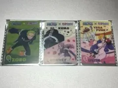 ワンピース 31コラボ ZORO KUMA & BONNEY他 3枚セット