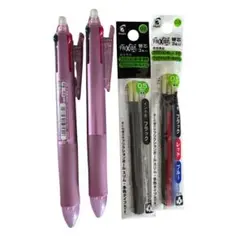 PILOT FRIXION ボールペン 0.5mm ピンク 2本セット替え芯付き