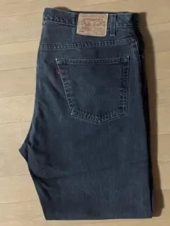 LEVI'Sリーバイス 505ブラックジーンズ デニムパンツ 黒 古着 W42