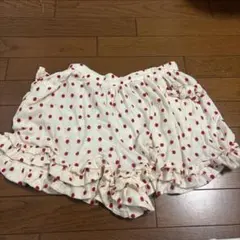 MK様専用】オブリ obli リップ柄 プリーツロングスカート ホワイト