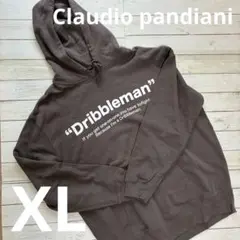 Claudio Pandianiパーカー DribblemanグレーXL