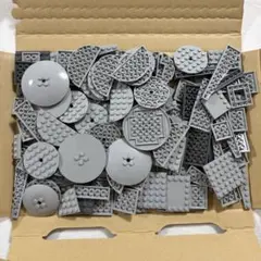 LEGO プレート　丸　グレー　ダークグレー　いろいろ　まとめ売り