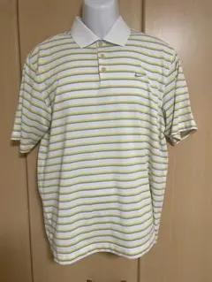 Nike ナイキ ゴルフ ポロシャツ 半袖 DRI-FIT ボーダー L