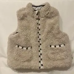 アプレレクール　リバーシブルボアベスト90cm