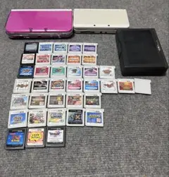 ニンテンドーNew 3DSLL本体＋New3DS＋ゲームソフト37本セット