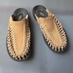KEEN キーン ユニーク メンズ サンダル 10723 黒 ベージュ 27㎝ - メルカリ