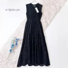極美品ꕥヌキテパ 定番 人気 コットンドビーストライプエンブスリーブ