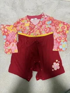 ベビー袴　着物　お食い初め　セレモニー70cm