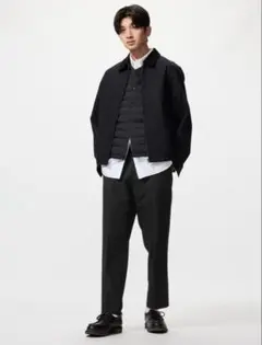 新品未使用　ユニクロ　スマートアンクルパンツ　ブラック　M 76-84cm