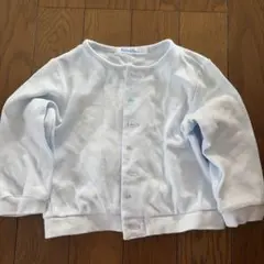 familiar 水色 カーディガン