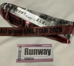 Aぇ! group Runway 銀テープ　落下物