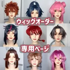 mimi様 ウィッグオーダー①材料費ページ 秋様① コスプレウィッグオーダーメイド - メルカリ