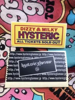 ヒステリックグラマーシール２枚　7.30 ヒス