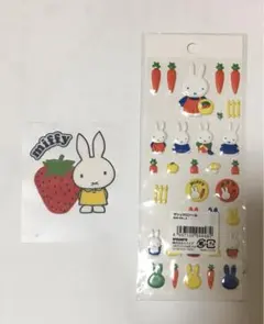 ミッフィー　マシュマロシール　ぷくぷくシール　立体シール　セット　miffy