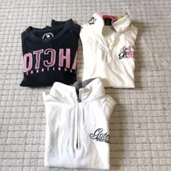 Gotcha ゴルフ ポロシャツ 2点+長袖Tシャツセット