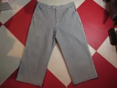 EAST BOY クロップド ヒッコリー ストライプ ペインターパンツ 日本製