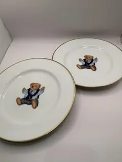 Ralph Lauren Polo Bear プレート 2枚セット　箱無しのサムネイル