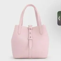 正規品】CHARLES & KEITH ベリル バケツバッグ 海塩ブルー - メルカリ