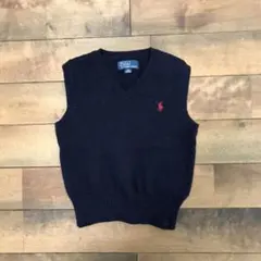【3/23取り下げ】 Ralph Lauren ニットベスト 100㎝