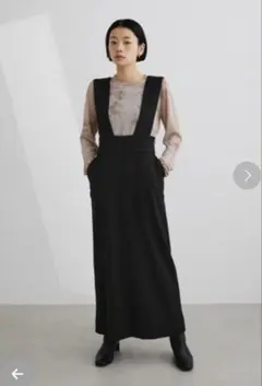 スタイルミキサー　サロペットロングスカート