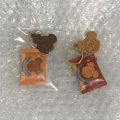 東京ディズニーリゾート ワッフルクッキー キーチェーン2個セット