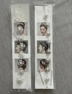 ２個組　ヘアーアクセサリー　髪飾り　ヘッドドレス　カチューシャ　ブライダル