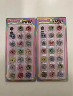 パワーパフガールズ おはじきシール　2個セット