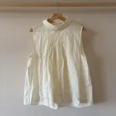 UNIQLO MARNI トップス　プリーツ　ノースリーブ　XL