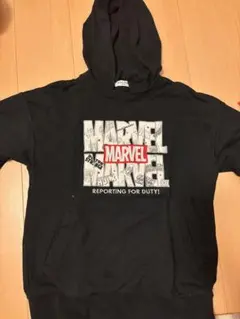 MARVEL フード付きパーカー ブラック