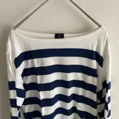 ナノユニバース　青ボーダーロンT Mサイズ