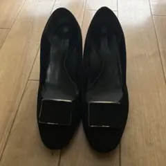 Velikoko 黒いオープントゥパンプスのサムネイル