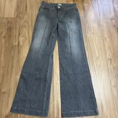 EDWIN ワイドレッグデニム 27 x 31 ダークグレー