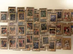 未剥がし】 青眼の白龍3体連結 遊戯王 劇場版 カードダス 当時物 平成