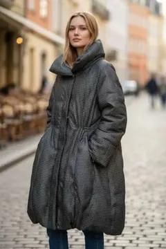 未使用　クリスチャンオジャール　大人可愛い中綿入りコート 13