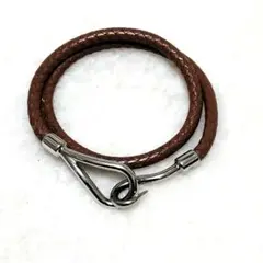 美品✨HERMES エルメス ジャンボ ブラック 編み込みレザー