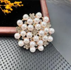 パールブローチ　卒業式　入学式　卒園式　入園式　コサージュ　ビジュー　フォーマル
