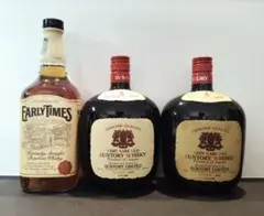 アーリータイムズ 旧ボトル 2本セット バーボンウイスキー古酒 未開封