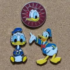 1 ディズニー　ディズニー ピンバッジ　ディズニー　　ピンバッジ　ドナルドダック
