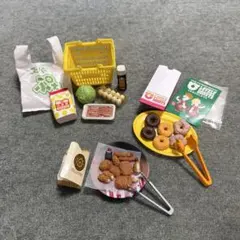 ○【美品】ぷちサンプルシリーズ やおやさん 冷凍食品 調味料 セット 