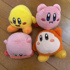 マクドナルド　ハッピーセットのおもちゃ 星のカービィ　ぬいぐるみ 4点セット