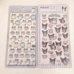 ボンボンドロップシール風 ちいかわ はちわれ クロミ サンリオ