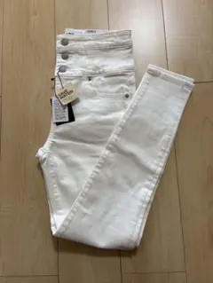 AZUL by MOUSSY ホワイト スキニーデニム L ハイウェスト