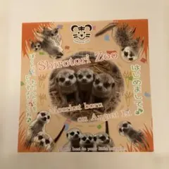 白鳥動物園 ミーアキャット 記念シール