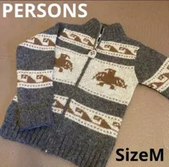【PERSON'S】 カウチンセーターMサイズ