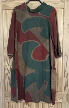 柿渋ぞめワンピース　お値下げしました　再値下げしました　さらに値引きしました 柿渋ぞめワンピース お値下げしました 再値下げしました さらに