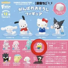 がんばれおそうじフィギュア　サンリオ　けろけろけろっぴ