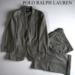 美品 ポロラルフローレン グレンチェック スーツ XL ワイドパンツ 菅田将暉