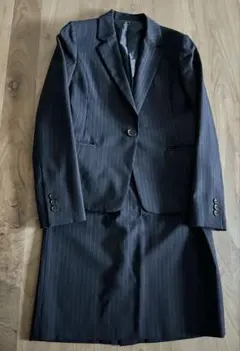 Green Label Relaxing ジャケット36スカート38 濃紺のサムネイル