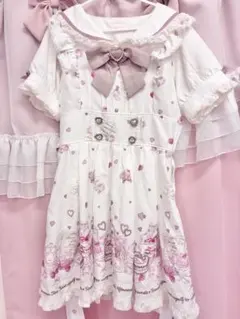 激希少♡リズリサ♡シナモロールワンピース♡シナモン♡リボン花柄
